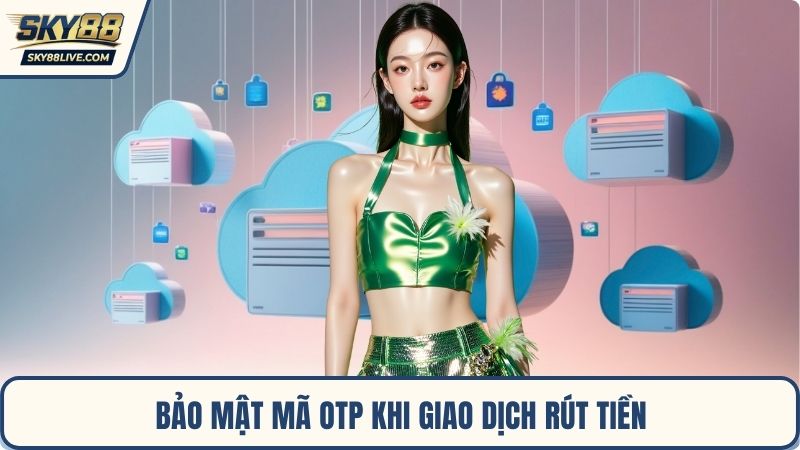 Bảo mật mã OTP khi giao dịch rút tiền