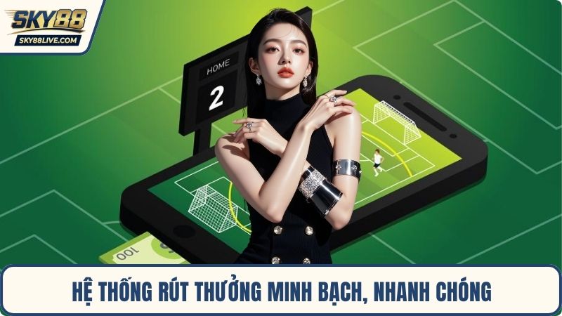 Hệ thống rút thưởng minh bạch, nhanh chóng