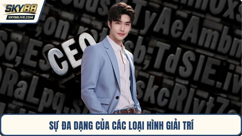 Sự đa dạng của các loại hình giải trí